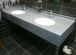 Stone countertops for bathtub photo
