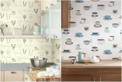 Недорогие Обои Для Кухни Фото