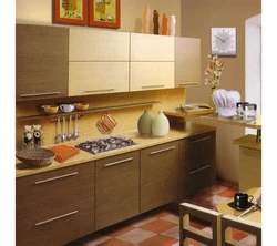 Color combination of kitchen facades photo