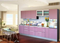 Color combination of kitchen facades photo