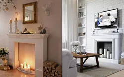Fireplace Portal Photo In The Living Room Interior
