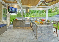 Decoration Of The Summer Kitchen Photo