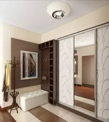 Design Of A Rectangular Hallway With A Wardrobe