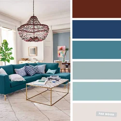 Living room interior colors palette