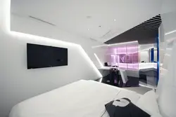 High-tech bedroom design for one