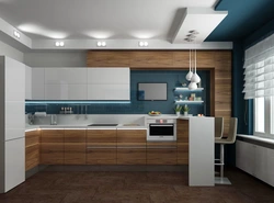 Kitchen design bottom wood