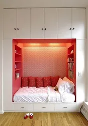 Photo of a bed for a small bedroom