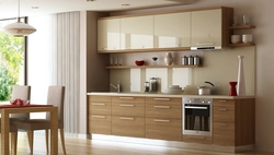 Photo Of A Kitchen With Beige Cabinets