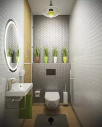 Toilet without bathtub with sink design photo