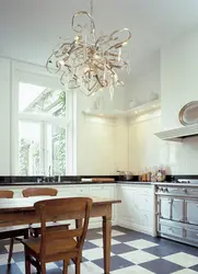 What kind of chandeliers are there for the kitchen photo