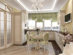 Kitchen design 15 sq m with one window photo