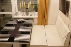 Interior for the kitchen to have a sleeping place