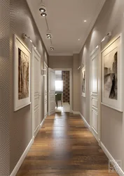 Design of corridors and hallways in the house photo