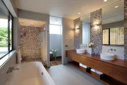 Photo of a stylish bathroom