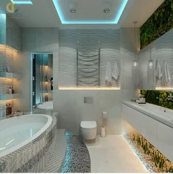 Photo of a stylish bathroom