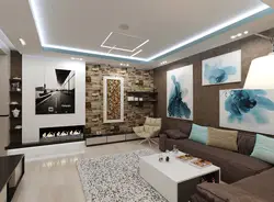 Living room renovation design 20 sq.m. photo