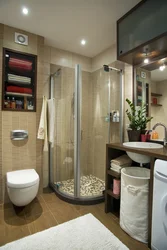 Photo of a bathtub with a shower stall
