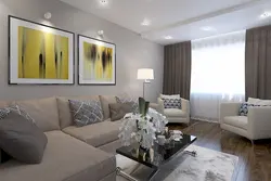 Living room design 17 sq.m. room