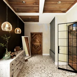 Modern hallway design photo