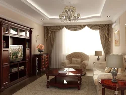 Photo Of A Living Room In A Classic Style