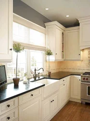 Kitchen in light tone photo