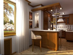 Bar counter ideas for the kitchen photo