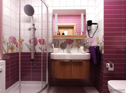 Design of bathrooms combined with a toilet in the house photo