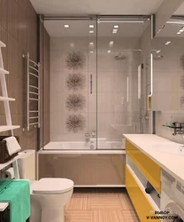 Design of bathrooms combined with a toilet in the house photo