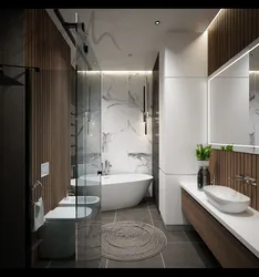 Modern bathroom interior design