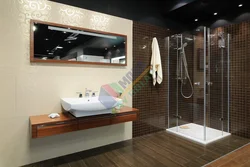 Photo of bathrooms with shower in the apartment