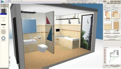 3D ванна бөлмесінің дизайны