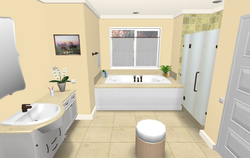 3D bathroom design