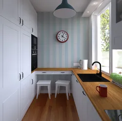 Kitchen 6 Meters Rectangular Design