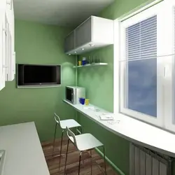 Kitchen 6 meters rectangular design