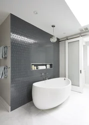 Gray bath design photo