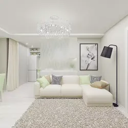 Bright living room design photo