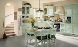 Kitchens in Provence colors photo