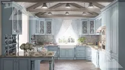 Kitchens in Provence colors photo