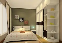 Bedroom in modern style 9 square meters photo