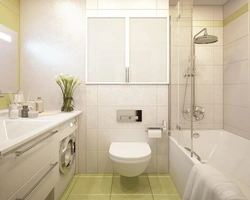 Combining bath and toilet photo