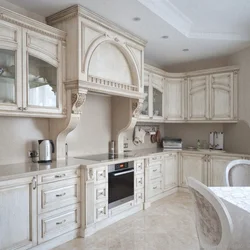 Kitchen Interior Design In An Apartment Photo Classic