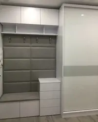 Photo of a beautiful wardrobe in the hallway