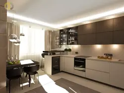 Kitchen design 12 sq m photo