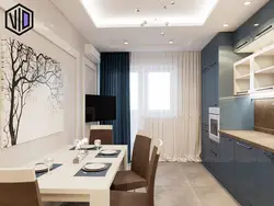 Oshxona dizayni 12 m² fotosurat