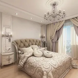 Жиһаздың классикалық жатын бөлмесінің фотосы