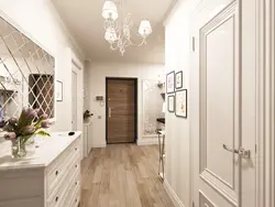 Hallway in light colors design photo