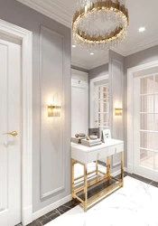 Hallway in light colors design photo