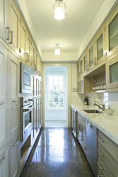 Interior design length kitchen photo