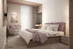 Bedroom design 15 sq m in modern style photo