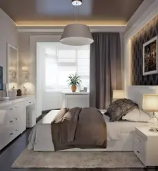 Bedroom design 15 sq m in modern style photo